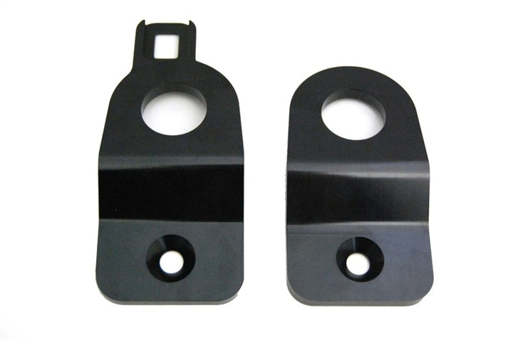 Torque Solution Black Radiator Stay Bracket: 02-07 Subaru Impreza (Inc WRX / STI) - Bull Strap