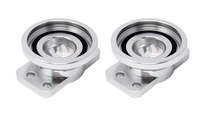 Torque Solution Dual HKS Blow Off Valve Adapter 2018+ Kia Stinger 3.3T - Bull Strap