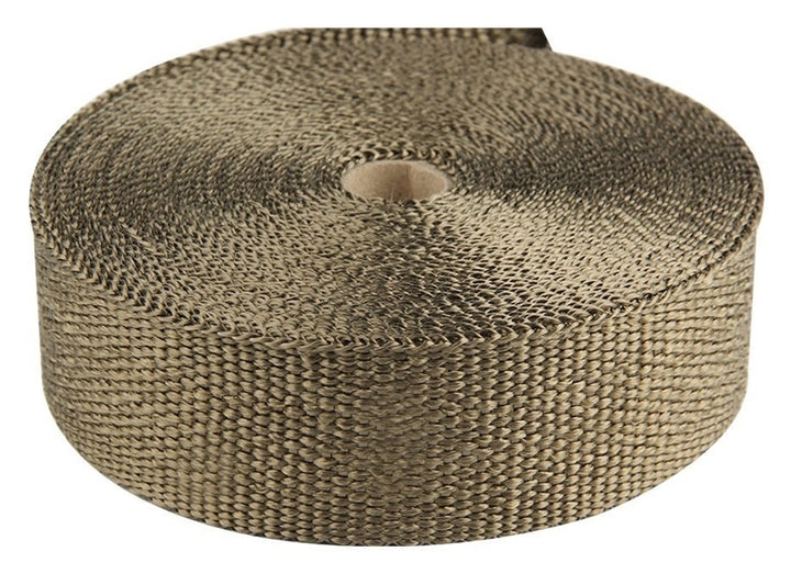 Torque Solution Exhaust Wrap Universal 1inx50ft - Volcanic Rock - Bull Strap