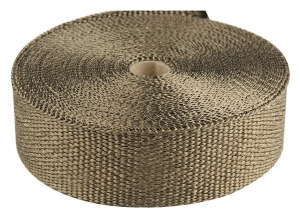 Torque Solution Exhaust Wrap Universal 2inx50ft - Volcanic Rock - Bull Strap