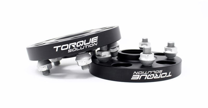 Torque Solution Forged Aluminum Wheel Spacer Subaru 56mm Hub 5x114.3 - 25mm - Bull Strap