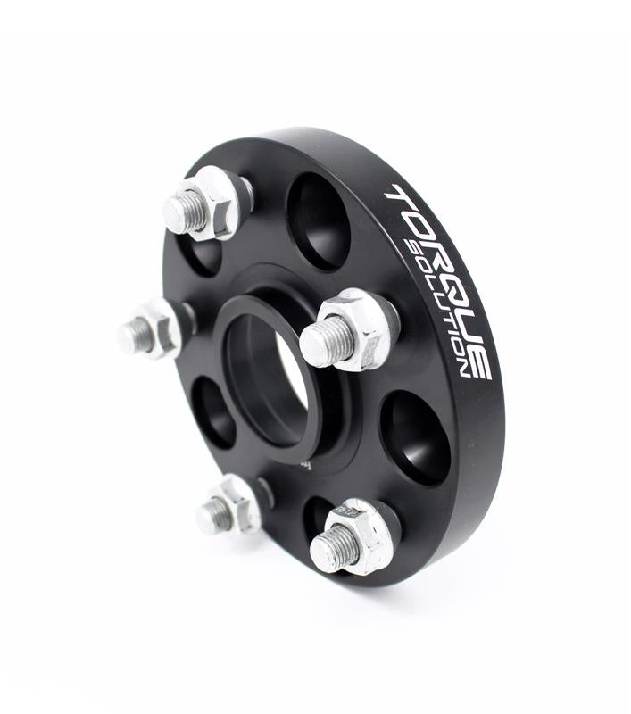 Torque Solution Forged Aluminum Wheel Spacer Subaru 56mm Hub 5x114.3 - 25mm - Bull Strap