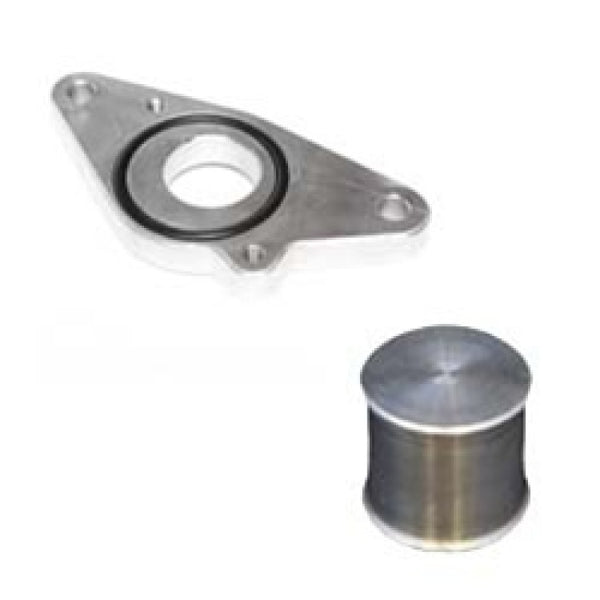 Torque Solution Greddy Blow Off Valve Adapter w/ Plug: Subaru WRX 02-07 & 04-13 STI - Bull Strap