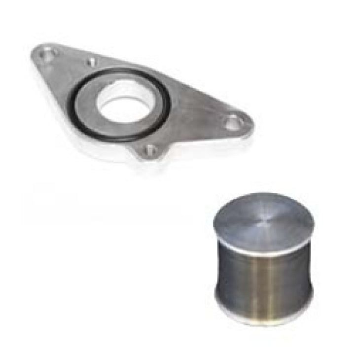 Torque Solution Greddy Blow Off Valve Adapter w/ Plug: Subaru WRX 02-07 & 04-13 STI - Bull Strap