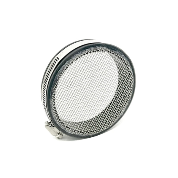 Torque Solution HD Turbo Screen Shield Wire Mesh Filter for 4 inch Inlet / Pipe - Bull Strap