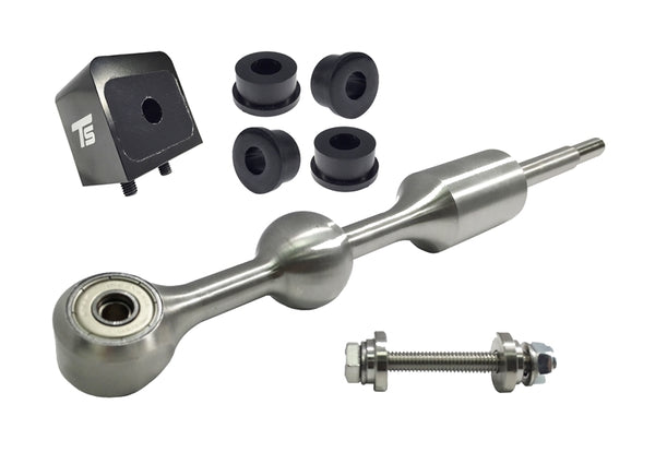 Torque Solution Short Shifter & Shifter Bushing Combo Complete: Hyundai Genesis Coupe 2011-2015 - Bull Strap