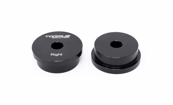 Torque Solution Solid Billet Shifter Bushings: Subaru 5 Speed (Inc. 2002-2014 WRX) - Bull Strap
