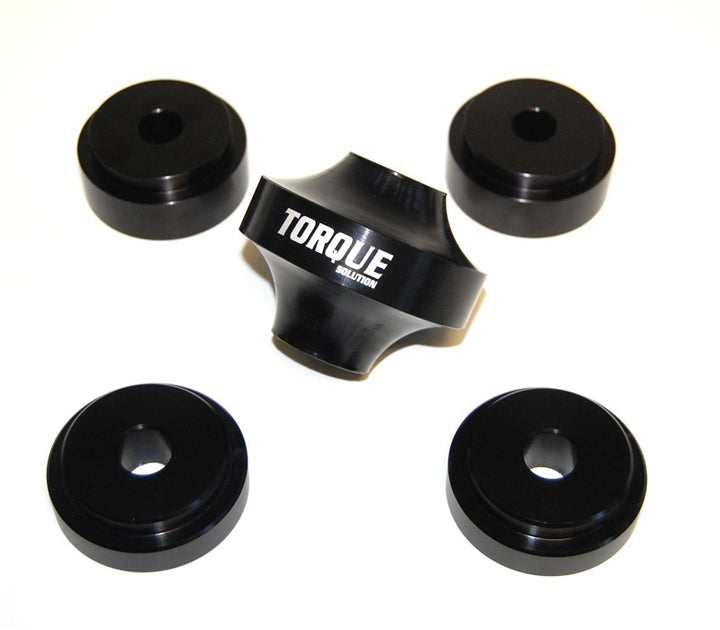 Torque Solution Solid Differential Bushing w/ Billet Inserts: Mitsubishi Evolution X MR & GSR 2008+ - Bull Strap