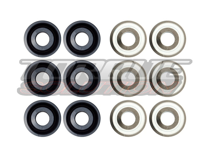 Torque Solution Solid Rear Subframe Bushings: Porsche 911 996/997 ALL - Bull Strap