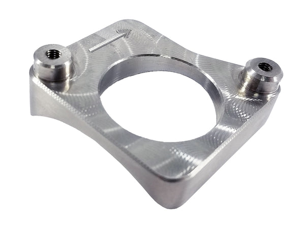 Torque Solution Subaru 02-07 WRX/STI Stainless Steel Denso MAF Flange (For 3in Piping) - Bull Strap