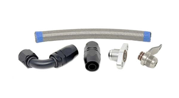 Torque Solution Subaru EJ -10AN Turbo Oil Return Line Kit - Bull Strap