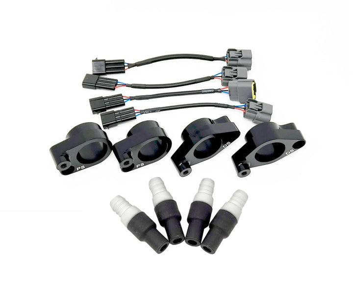 Torque Solution Subaru EJ20/EJ25 R35 GTR Coil On Plug Adapter Kit - Coils Not Included - Bull Strap