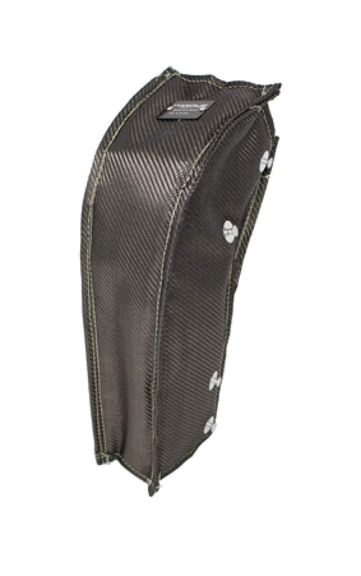 Torque Solution Subaru EJ20/EJ25 Thermal Downpipe Blanket (Carbon) - Bull Strap