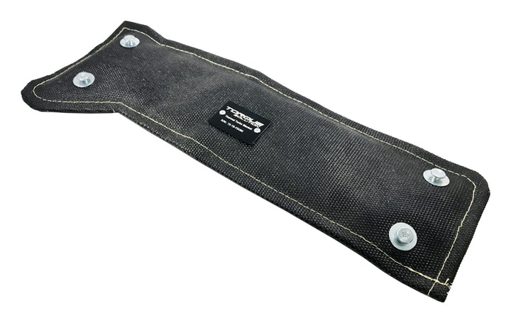 Torque Solution Thermal Turbo Blanket for Oem Subaru Turbos - Black - Bull Strap