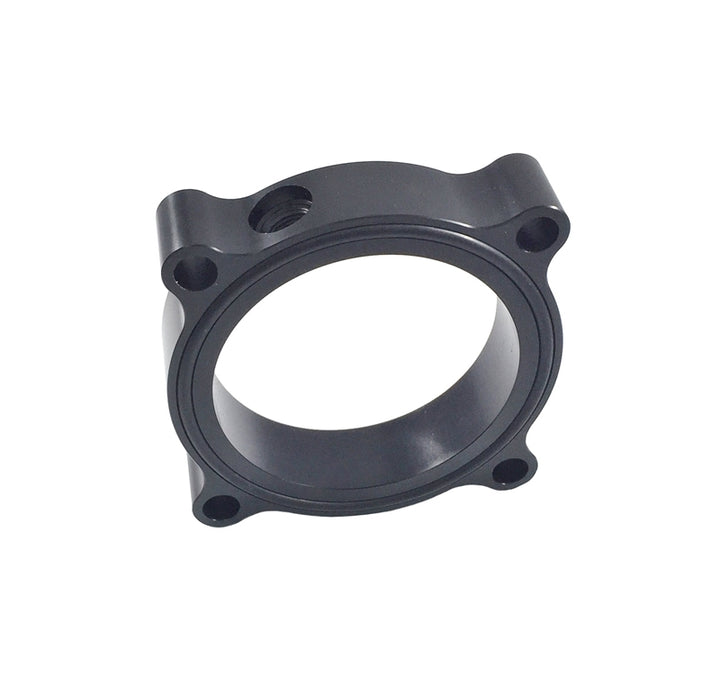 Torque Solution Throttle Body Spacer (Black): Audi / Volkswagen 2.0T FSI SI - Bull Strap