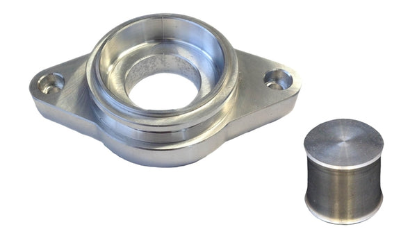 Torque Solution Tial Blow Off Valve Adapter w/ Plug: Subaru WRX 2008-2014 - Bull Strap