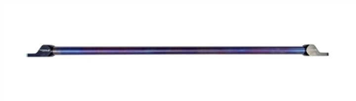 Torque Solutions 23+Toyota Corolla GR Rear Shock Tower Brace-Titanium Burnt Purple / Blue - Bull Strap