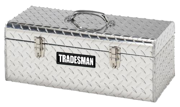 Tradesman Aluminum Handheld Tool Box (24in.) - Brite - Bull Strap