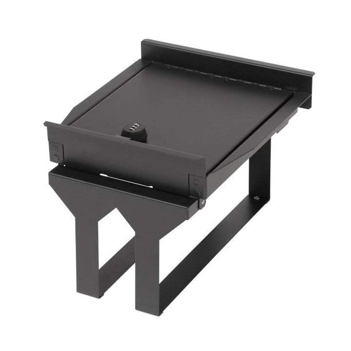 Tuffy Console Safe W/ Combo Lock For Ford Fseries Flow Thru Console - Bull Strap