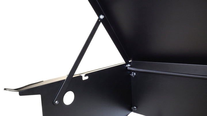 Tuffy Deluxe Enclosure For Jeep Wrangler W/ Subwoofer - Bull Strap
