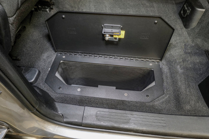 Tuffy Infloor Lid W/ Keyed Lock For Ram Trucks Crew Cab - Bull Strap