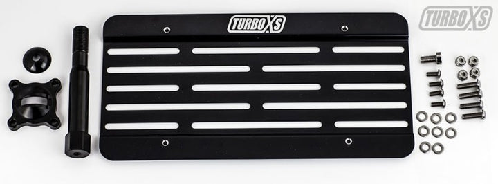 Turbo XS 09-14 Hyundai Genesis Coupe License Plate Relocation Kit - Bull Strap
