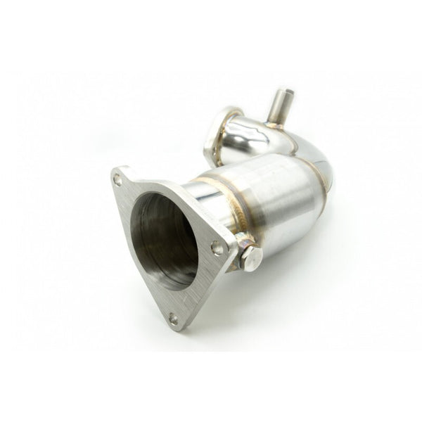 Turbo XS 22-24 Subaru WRX 304SS Front Pipe w/High Flow Catalytic Converter (Front Section) - Bull Strap