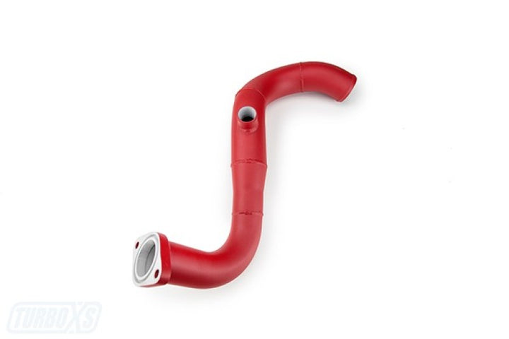 Turbo XS FMIC for 15-16 Subaru WRX - Wrinkle Red Pipes - Bull Strap