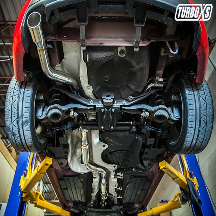 Turbo XS Mazdaspeed3 Cat Back Exhaust - Bull Strap