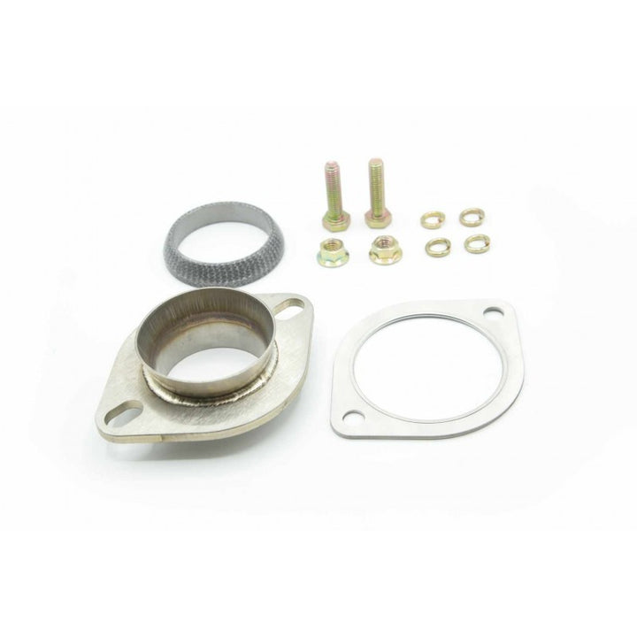 Turbo XS Subaru 3in Downpipe to OEM Catback Adapter w/Exhaust Gasket & Donut Gasket - Bull Strap