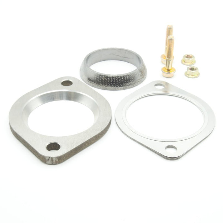 Turbo XS Subaru OEM Downpipe to 3in Cat-Back Adapter w/Stainless Steel & Donut Gasket - Bull Strap
