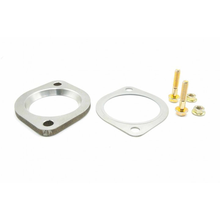 Turbo XS Subaru OEM Downpipe to 3in Cat-Back Adapter w/Stainless Steel Exhaust Gasket - Bull Strap