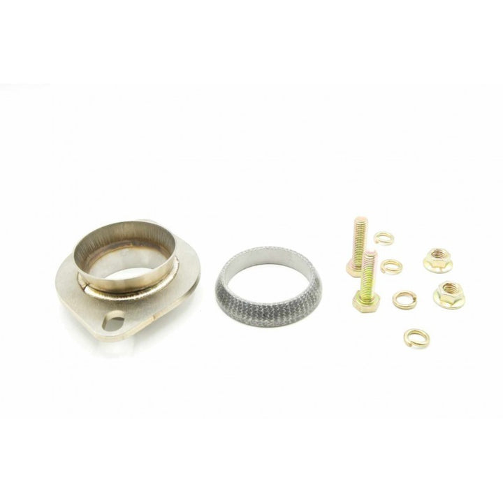 Turbo XS Subaru WRX/STi 3in Downpipe to OEM Cat-Back Adapter w/OEM Donut Gasket - Bull Strap