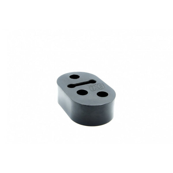 Turbo XS Universal 12mm Two Position Polyurethane Exhaust Hanger - Black - Bull Strap