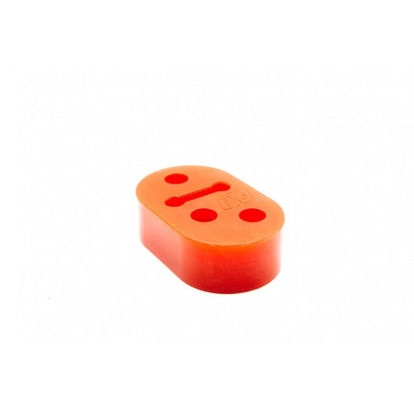 Turbo XS Universal 12mm Two Position Polyurethane Exhaust Hanger - Red - Bull Strap