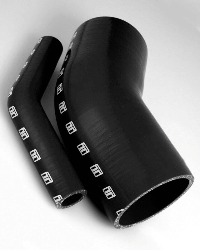 Turbosmart 45 Elbow 2.75 - Black Silicone Hose - Bull Strap