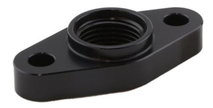 Turbosmart Billet Turbo Drain Adapter w/ Silicon O-Ring 52mm Mounting Holes - T3/T4 Style Fit - Bull Strap