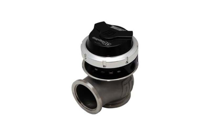Turbosmart GenV CompGate40 7psi External Wastegate - Black - Bull Strap