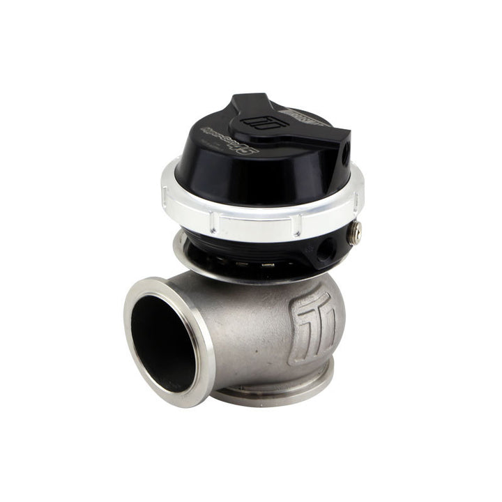 Turbosmart GenV HyperGate45 7psi External Wastegate - Black - Bull Strap