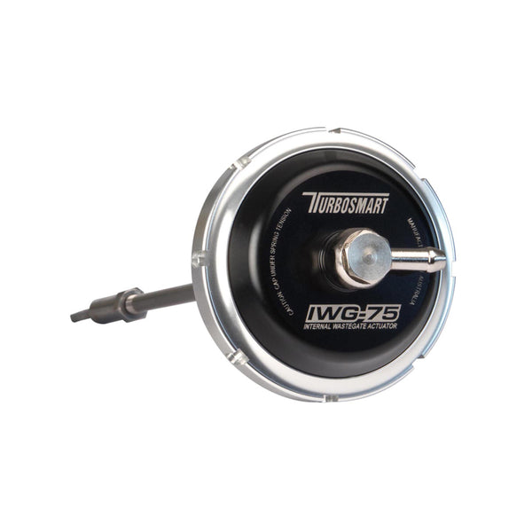 Turbosmart IWG75 Ford Powerstroke 7.3L 21 PSI Black Internal Wastegate Actuator - Bull Strap