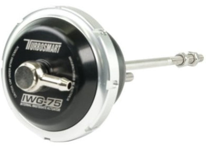 Turbosmart IWG75 Universal M6 140mm Rod 10 PSI Black Internal Wastegate Actuator - Bull Strap