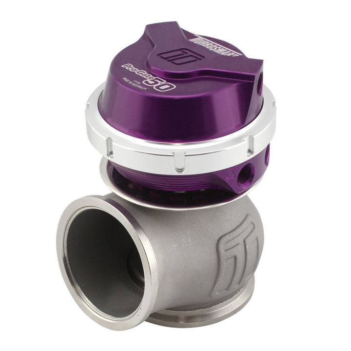 Turbosmart WG50 Gen V Pro-Gate 50 14psi Purple - Bull Strap