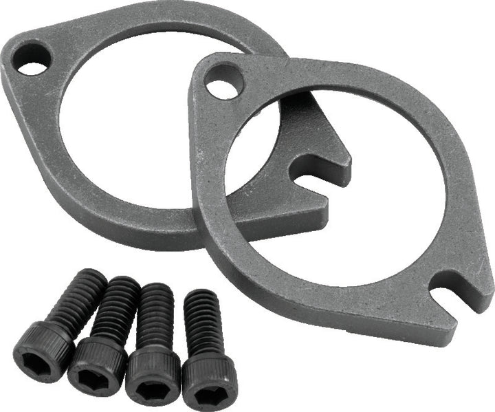 Twin Power 06-17 Big Twin with EFI Raw EFI Flange Set 50MM - Bull Strap