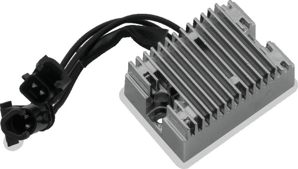 Twin Power 07-08 XL Voltage Regulator Chrome Replaces H-D 74546-07A 32 Amp - Bull Strap