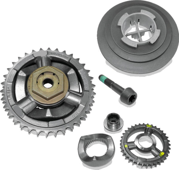 Twin Power 07-17 FLH FLT FXST FLST Compensator Sprocket Kit S.E. Style Requires 09 Up Style Rotor - Bull Strap