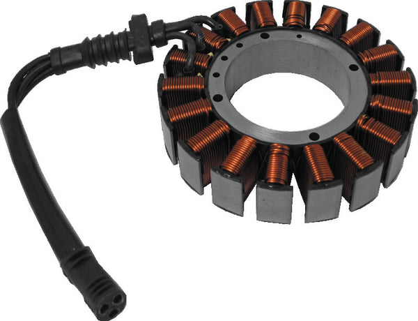 Twin Power 08-17 FXST FLST FXD Stator Replaces H-D 30017-08 40 Amp - Bull Strap