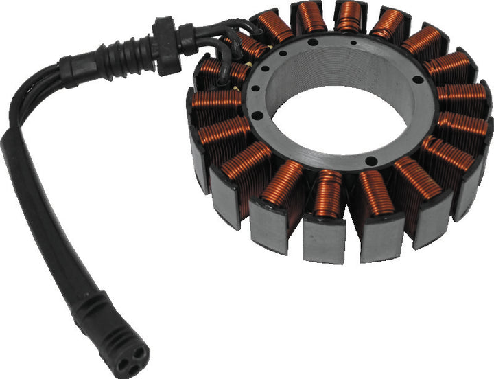 Twin Power 08-17 FXST FLST FXD Stator Replaces H-D 30017-08 40 Amp - Bull Strap