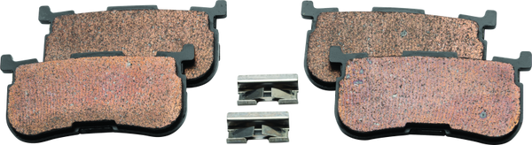 Twin Power 14 Up Trike Models Sintered Brake Pads Replaces H-D 41300033 Rear - Bull Strap