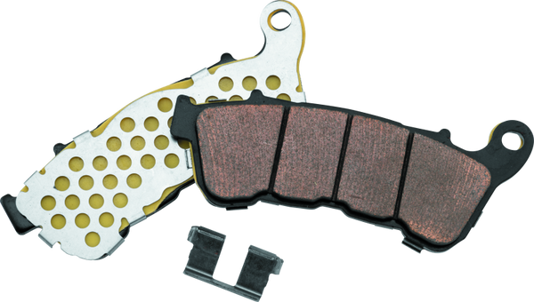 Twin Power 14-Up XL Sintered Brake Pads Replaces H-D 41300004 Front - Bull Strap