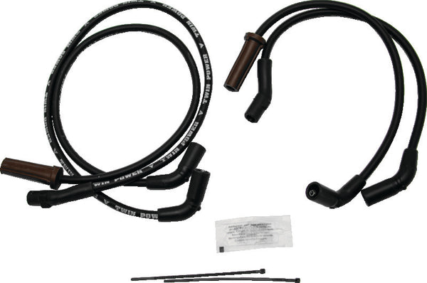 Twin Power 17-Up M8 Touring Models Black Ignition Wire Set - Bull Strap